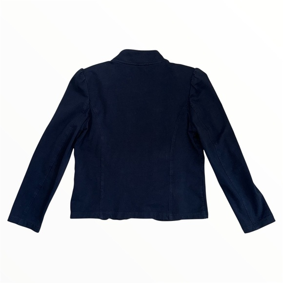 Tommy Hilfiger Women's Navy Double-Breasted Jacket - Picture 2 of 3